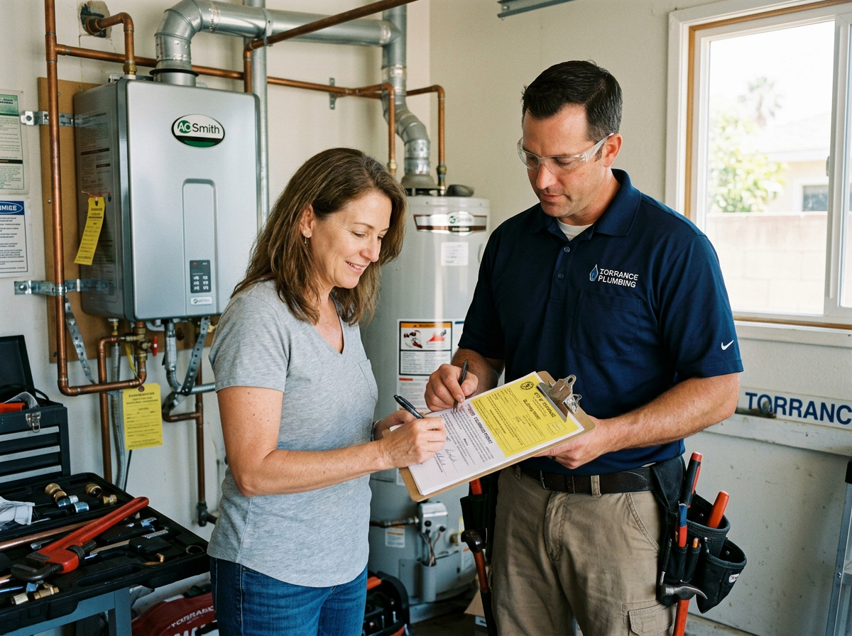 water heater replacement and repair in Thornton