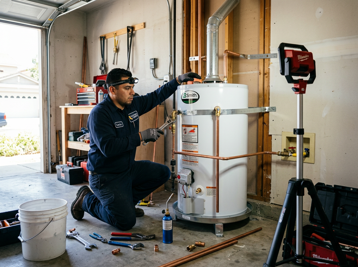 water heater replacement and repair in Alpine